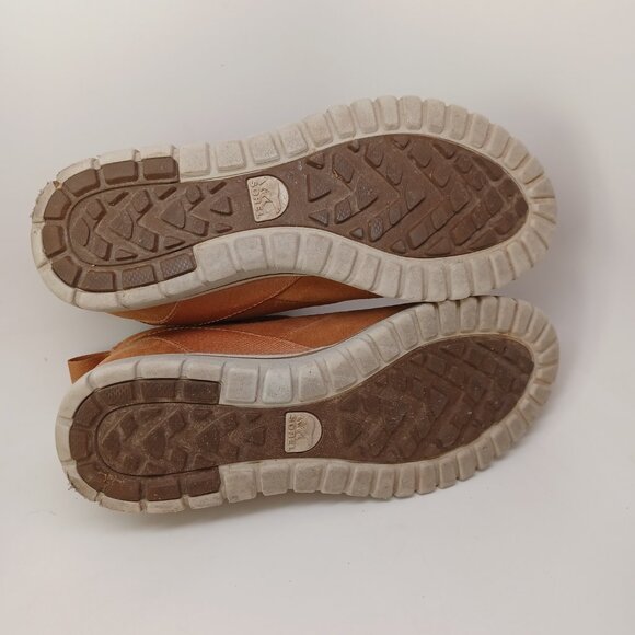 Sorel Boots Chelsea Ankle Height Tan Suede Water Resistant Womens 7 - Picture 14 of 16